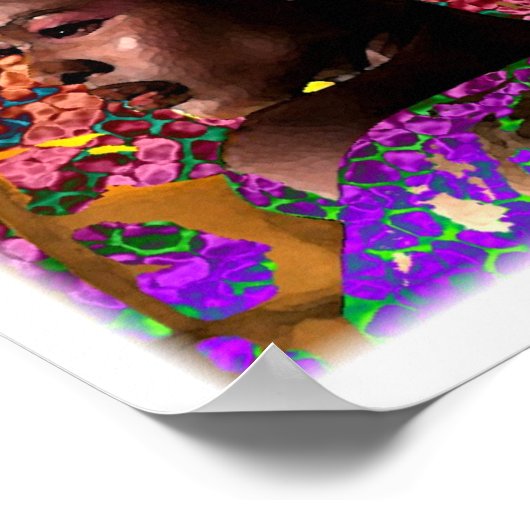 Poster Beauté Royale D'Afrique (Coin)