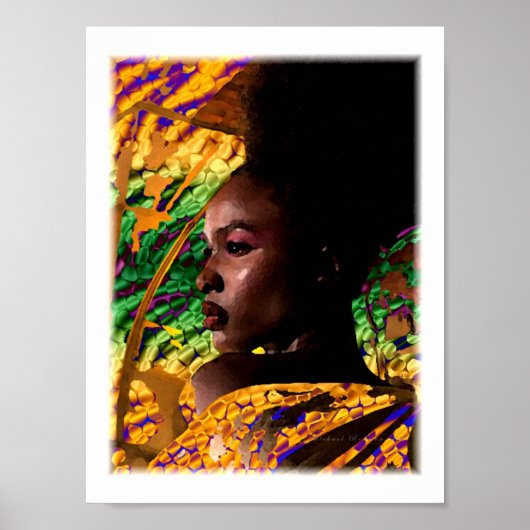 Poster Beauté Royale D'Afrique (Devant)