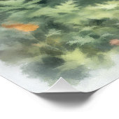 Poster Beauté sauvage en forêt. (Coin)