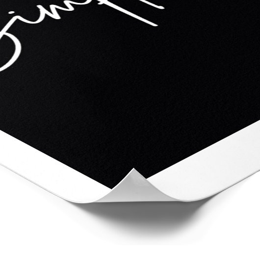 Poster Beauté simple, élégance intemporelle (Coin)