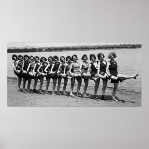 POSTER BEAUTÉS DE BAIGNOIRE FLOTTES 1923