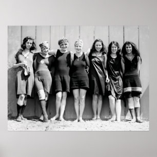 POSTER BEAUTÉS DE BAIN FLORIDE 1920