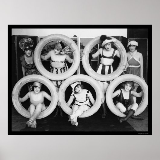 Poster Beautés de bain Mack Sennett 1922 (Devant)