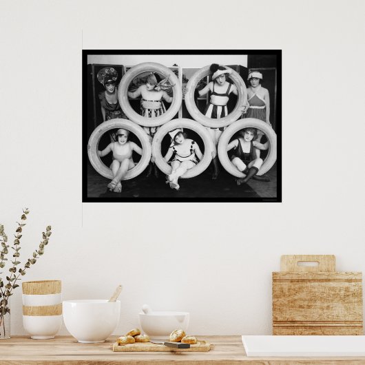 Poster Beautés de bain Mack Sennett 1922 (Cuisine)