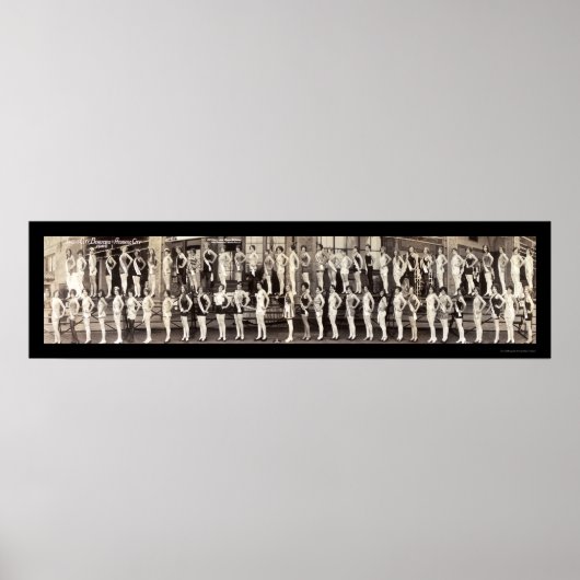 Poster Beautés de bain NJ LG Photo 1926 (Devant)