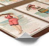 Poster Beautés de bain vintages Set 2 (Coin)