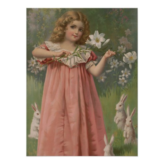 Poster Beautés de Pâques, Illustration Vintage, 1898 (Devant)
