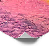 Poster Beautiful bright colorful street art graffiti back (Coin)