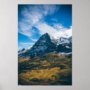 Poster Beautiful Eiger North Wall Grindelwald
