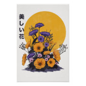 Poster beautiful Flowers (Devant)