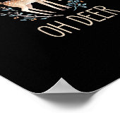 Poster Beautiful Funny Deer Oh Deer Modern Design (Coin)