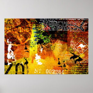 Poster Beautiful grunge layoutbackground, vintage, annive