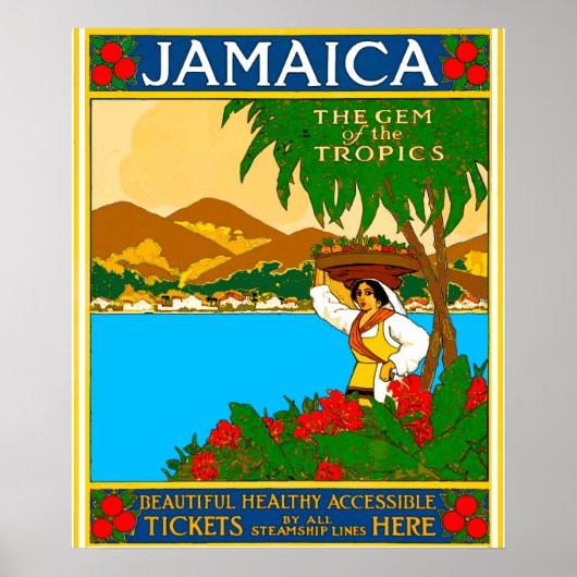 Poster Beautiful Jamaica Travel (Devant)