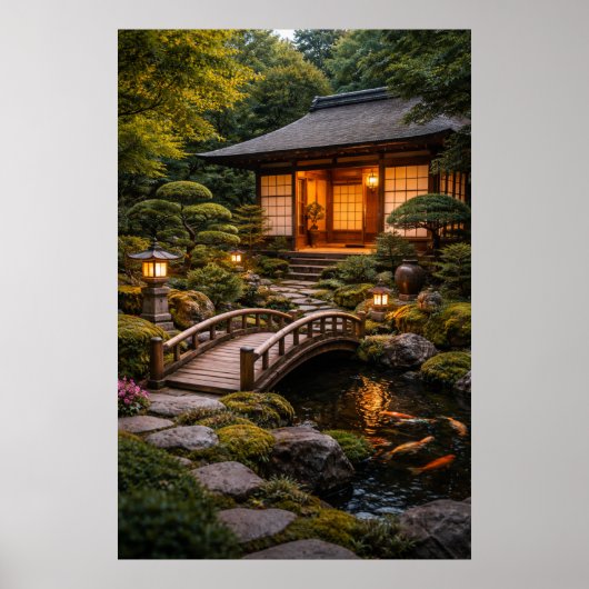 Poster Beautiful Japanese Home & Garden (Devant)