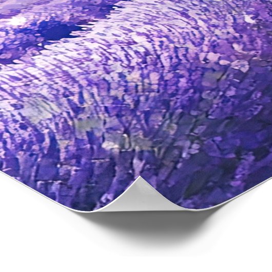 Poster Beautiful lavender fields (Coin)