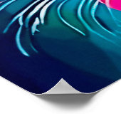 Poster Beautiful Puma Portrait colorful (Coin)