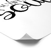 Poster Beautiful Soul - Boho Minimalist Motivational  (Coin)