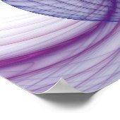 Poster Beautiful Swing Modern Abstract Fractal Art Pink (Coin)