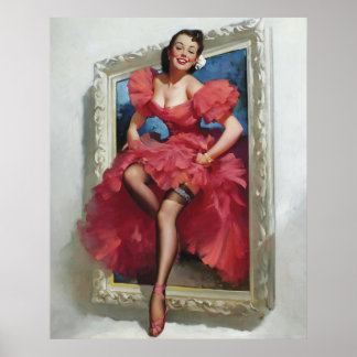 Poster Beautìul Women Sortez De La Poignée