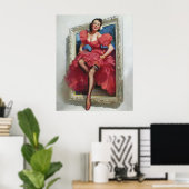 Poster Beautìul Women Sortez De La Poignée (Bureau à domicile)