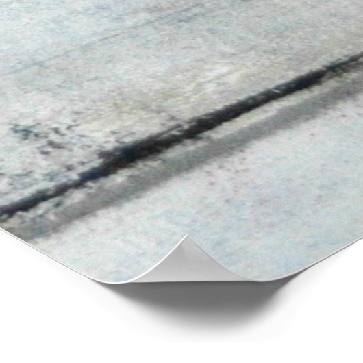 Poster 'Beauty Sleep' Art Abstrait rose et gris (Coin)