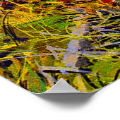 Poster Beaux arbres d'Aspen en Splendor d'automne (Coin)