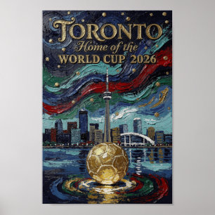 Poster Beaux-arts de soccer de Toronto 2026 Stade 