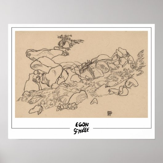 Poster Beaux-arts d'Egon Schiele #560-2 (Devant)