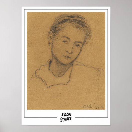Poster Beaux-arts d'Egon Schiele #565-2 (Devant)