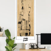 Poster Beaux-arts Egon Schiele #175 (Bureau à domicile)