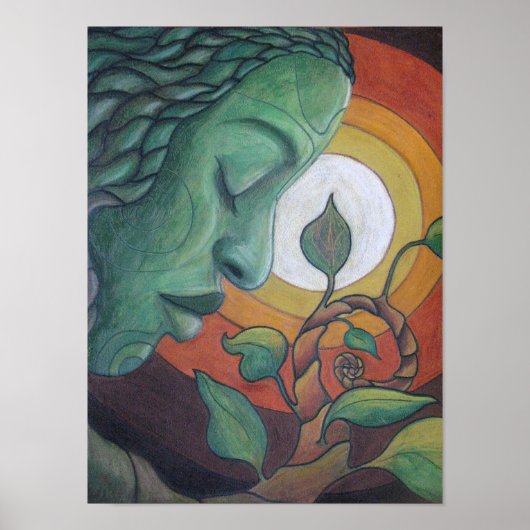 Poster Beaux-Arts Imprimés : "L'éveil" (Devant)