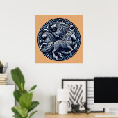 Poster "Beaux chevaux mystiques" 12 (Bureau à domicile)