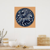 Poster "Beaux chevaux mystiques" 12 (Cuisine)
