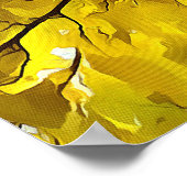 Poster Beaux Feuille d'automne Vibes Art Abstrait (Coin)