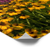 Poster Beaux jardins et célèbre château en Ecosse (Coin)