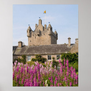 Poster Beaux jardins et château célèbre en Écosse 2