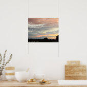 Poster Beaux nuages pastel doux (Cuisine)