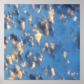 Poster Beaux nuages Photo