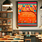 Poster Beaux oiseaux folkloriques Inspirer Accueil Citati