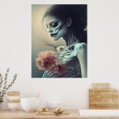 Poster Beaux os IA Art Généré (Cuisine)