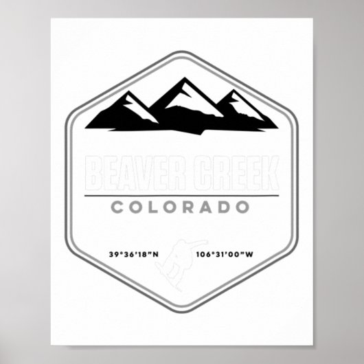 Poster Beaver Creek Colorado (Devant)