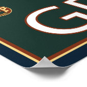 Poster Beaver & Mt Hood - Gresham, Oregon (Coin)