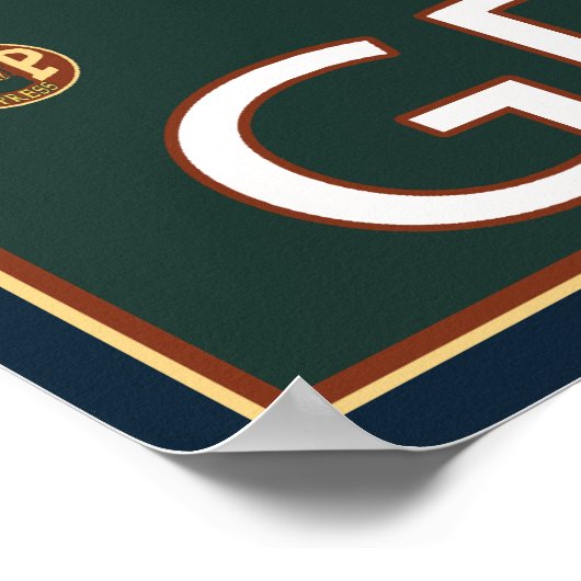 Poster Beaver & Mt Hood - Gresham, Oregon (Coin)