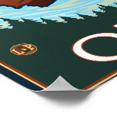 Poster Beaver & Mt. Hood - Odell, Oregon (Coin)