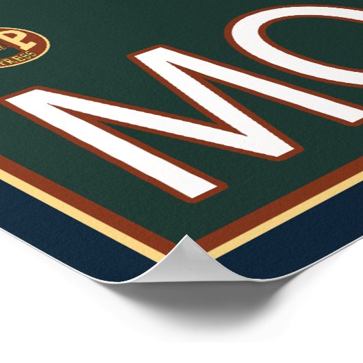 Poster Beaver & Mt. Hood, Oregon (Coin)