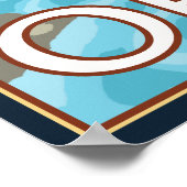 Poster Beaver & River - Portland, Oregon (Coin)