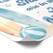 Poster Bébé à bord Baby shower Devinez combien de ventes (Coin)