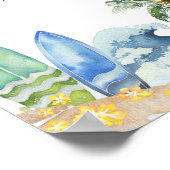 Poster Bébé à bord du Baby shower de plage Déchets Raffle (Coin)