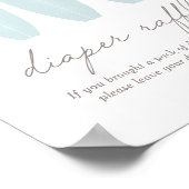 Poster Bébé à bord Surfboard Baby shower Déchets Raffle (Coin)