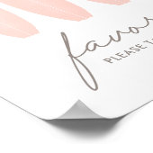 Poster Bébé à bord Surfboard Baby shower Faveurs Signer (Coin)